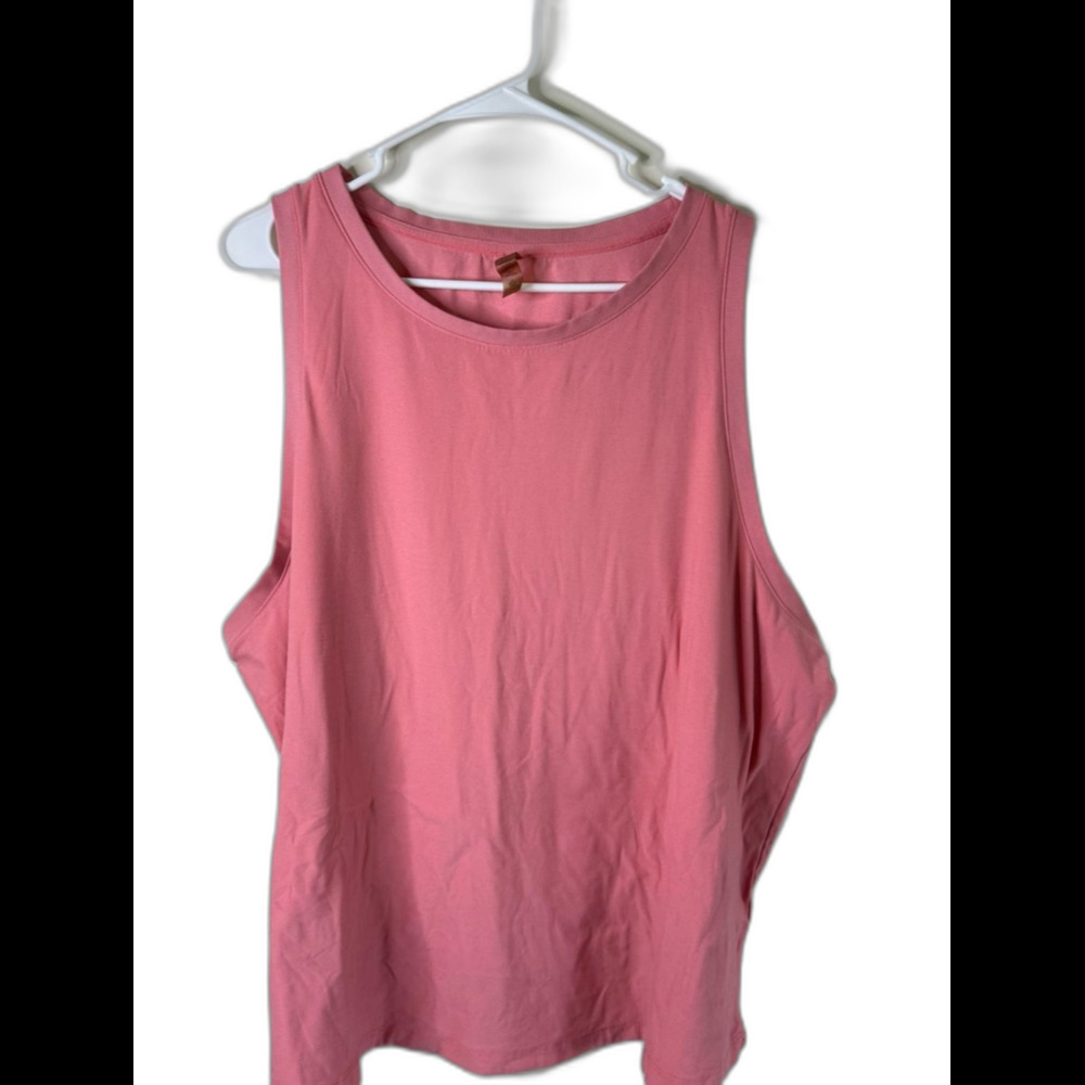 Beyond Yoga Rose Pink Scoop Neck Tank Top